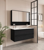 HERA 1200mm Wall-Hung Vanity - Black Oak