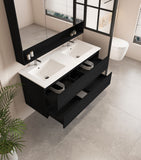HERA 1200mm Wall-Hung Vanity - Black Oak