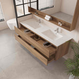 HERA 1500mm Wall-Hung Vanity - Elegant  Oak
