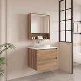 HERA 600mm Wall-Hung Vanity - Elegant  Oak