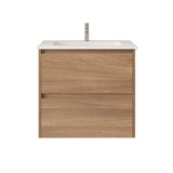 HERA 600mm Wall-Hung Vanity - Elegant  Oak