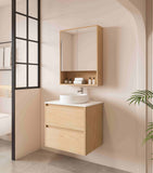 HERA 600mm Wall-Hung Vanity - Tas Oak