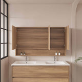 HERA 1200mm Shaving Cabinet - Elegant Oak