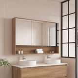 HERA 1200mm Shaving Cabinet - Elegant Oak