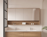 HERA 1500mm Shaving Cabinet - Elegant  Oak