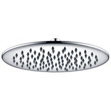 Kara 304 Stainless Steel Round Shower Head 250mm - Chrome
