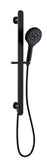 Kara Rail Shower with integrated water inlet - Matt Black