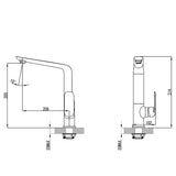 Ikon Kiama Sink Mixer - Matt Black
