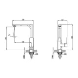 Ikon Seto Kitchen Sink Mixer - Chrome