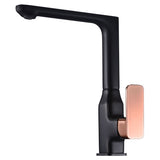 Ikon Seto Kitchen Sink Mixer - Matt Black & Rose Gold