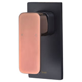Ikon Seto Shower & Bath Mixer - Matt Black & Rose Gold