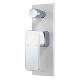 Ikon Seto Shower & Bath Mixer Diverter - Chrome & White