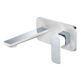Ikon Seto Wall Mixer & Spout Combination - Chrome & White