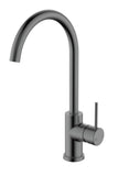 Ikon Hali Gooseneck Kitchen Sink Mixer - Gunmetal
