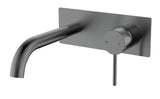 Coral II Wall Spout & Mixer Combination - Gunmetal