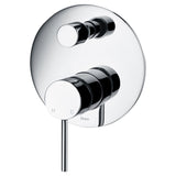 Ikon Hali Wall Mixer Diverter - Chrome