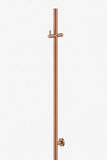 Heated Towel Rail Vertical - Brushed Copper
