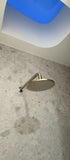 Round Horizontal Shower Arm - Brushed Nickel