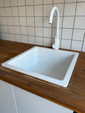 Penelle Deluxe Kitchen Sink Mixer - Matt White