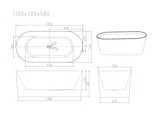 ISEO Freestanding Bathtub - Gloss White