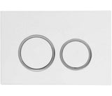 Mercio R&T Round Flush Plate - White