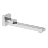 Square Swivel Bath Spout - Chrome