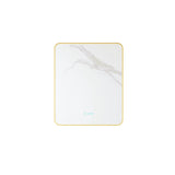 Maia 600×750 / 750×900 / 1200×750mm LED Rectangular Mirror – Brushed Gold Frame