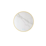 Maia 600/750/900mm LED Round Mirror – Brushed Gold Frame