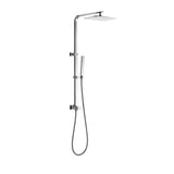 Square Slimline Combo Shower Set - Chrome