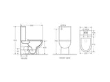 Milana Back To Wall Toilet Suite