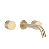Tania 1/4 Turn Bath & Wall  Set - Brushed Gold