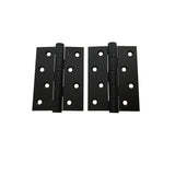 Matt Black Stainless Steel Hinge (1 pair) - 100x75x 3mm
