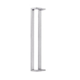 Stainless Steel Oval Sliding Flush Pulls (Pair) - 120mm x 34mm
