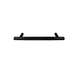 Matt Black Finish Ridged kitchen Handle (128mm) - Viper Series