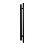 Matt Black Slim 1500mm Round Door Pull (Pair) - Kiama Series