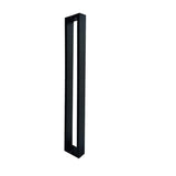 Matt Black Entry Door Pull Handles (Pair) 1500mm - Talia Series