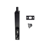 Door Flush Bolt 150mm -Matt Black Finish