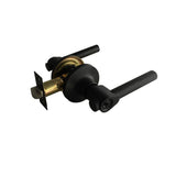 Piper Series Entrance Lock Set (2333MB) - Matt Black Finish