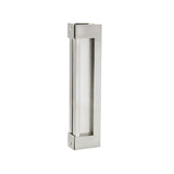 Large Sliding Flush Pull Pair (245mm x 55mm) - Satin Nickel Finish