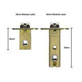 Matt Black Passage Handle Set  - Eva Series
