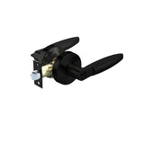 Matt Black Entrance Door Lock Set (4333) - Doyle Series