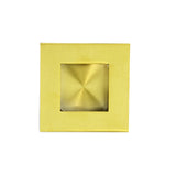 50mm Square Flush Pull - Brushed Gold