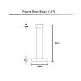85mm Round Shaped Door Stops