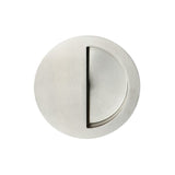 90mm Round Sliding Flush Pull - Semi Closed