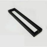 Matt Black Entry Door Pull Handles (Pair) 1200mm - Talia Series