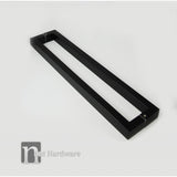 Matt Black Entry Door Pull Handles (Pair) 1000mm - Talia Series