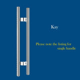 “Kay"� Entry Door Pull handle (Single) - 600mm