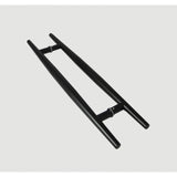 Matt Black Door Pull Handle (Pair) 400mm - Logan Series
