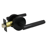 Malbena Series Passage Lever Set - Matt Black Finish