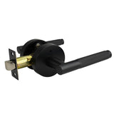 Malbena Series Privacy Lever Set  - Matt Black Finish